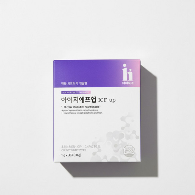 크레논 아이지에프업 성장발달보조 아이하이 노즈픽션, 30정, 1개