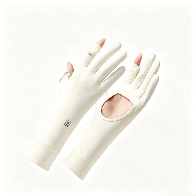 HLOMOM✨冰絲防曬手套✨防曬透氣 防曬手套 涼感手套 機車手套 騎車手套 騎行手套 觸控手套透氣手套掌心透氣防紫外線
