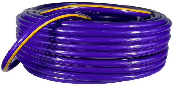 [에이팩스 케미칼] 국산 빵빵이 물호스 연결구 포함 15mmx30M 50M 식당용 원예용 축사용, 1개, 보라색 빵빵이