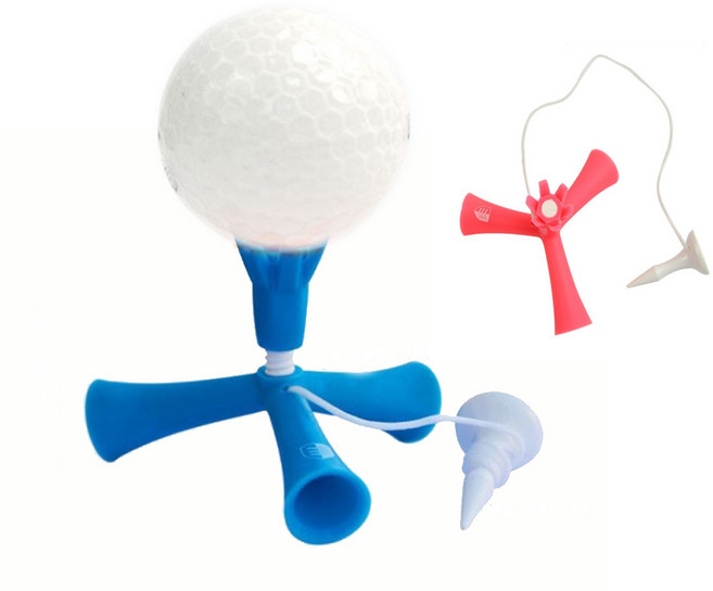 삼발이 골프티 드라이버 티샷 던지는 GOLFTEE 필드용품 라운딩 준비물 겨울 사계절, 삼발이골프티1개