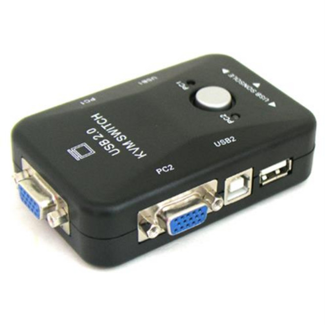 Coms USB KVM 스위치 - PC 2대 연결/ 주변장치 연결 가능 [MT-201UK] U2476, 상세페이지 참조, 1개