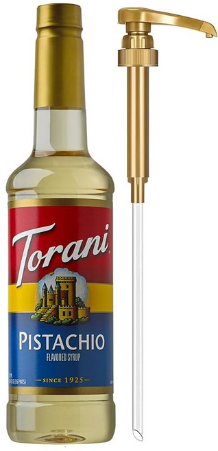토라니 커피 시럽 음료용 영어 토피 맛 펌프 포함 25.4 Fl Oz, Pistachio, 1개
