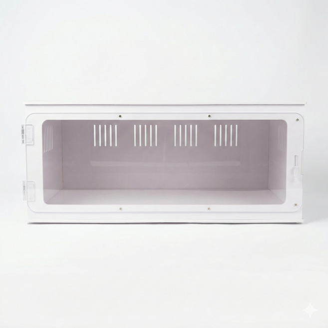 뉴런 레게스네이크 포맥스케이지 60x30x25cm 사육장, 1개, 화이트