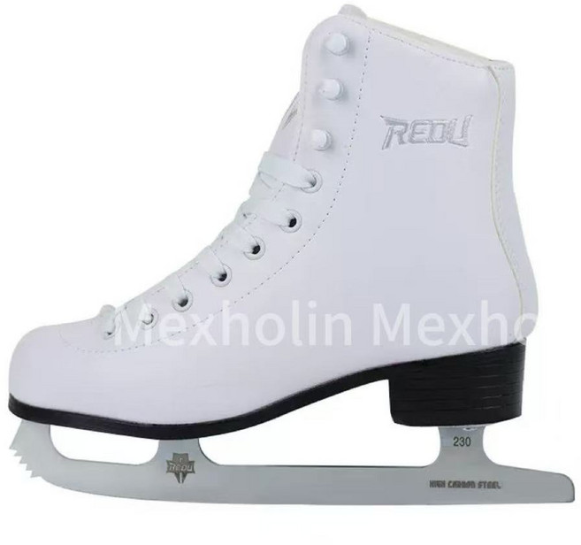 Mexholin피겨스케이트화 피겨화 빙상 스포츠 입문용 초급자Mexholin, 235, 화이트