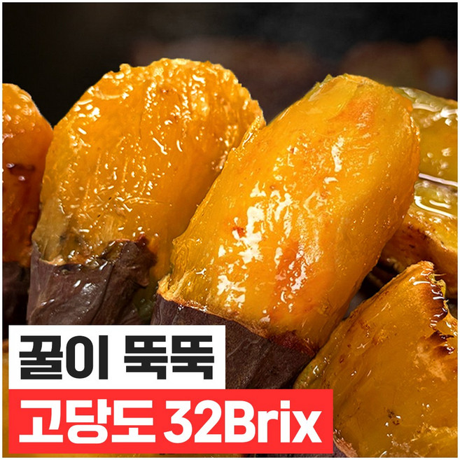 푸드지 해남직송 달콤한 꿀 고구마, 한입 3kg, 1개