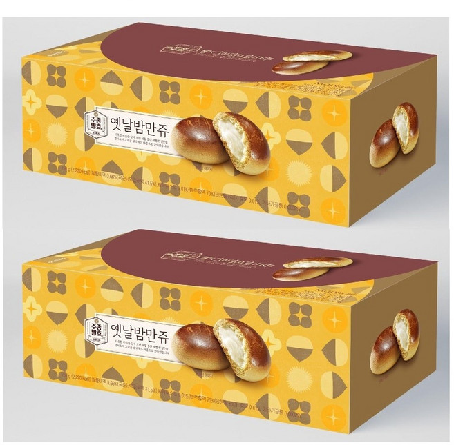 삼립 옛날 밤만쥬 빵 30개입 750g, 1g, 1개