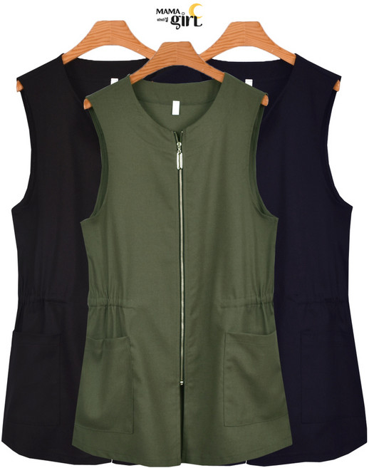 마마걸 마조끼 빅사이즈 여름베스트 큰사이즈베스트 신상베스트 마베스트 40대여성 중년여성