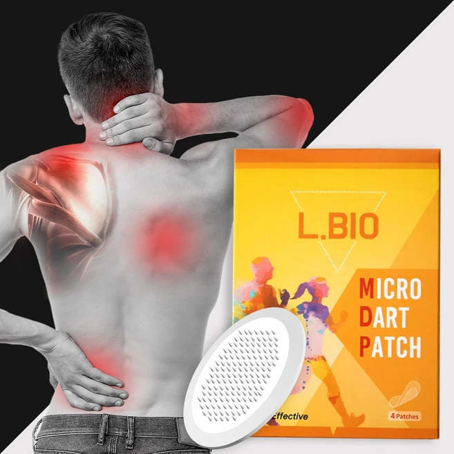 엘비오 관절패치 관절 연골 통증 완화 무릎 어깨 허리 손가락 손목 팔꿈치 발목 마이크로니들 파스, 3세트, 4개입 - 쿠팡