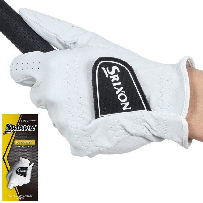 슬릭슨 SRIXON 남성 골프 왼손 글러브 GGGS027 WH 컬러 화이트 132832, 25.0