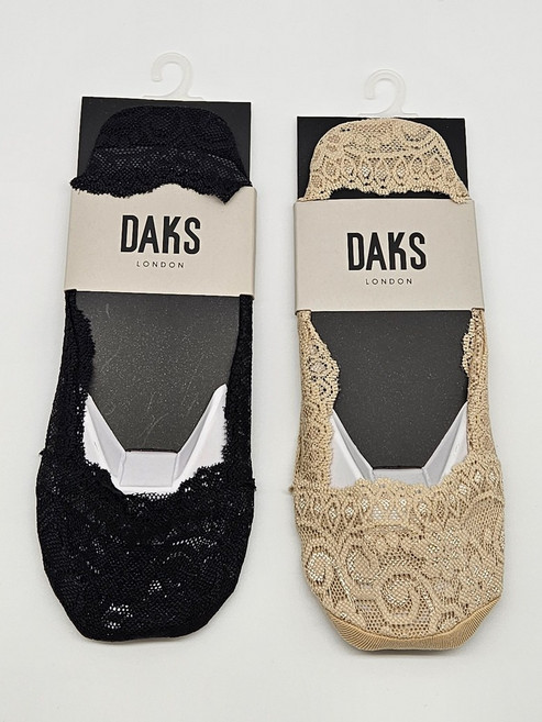 [백화점 정품] 닥스 25FW 여성 레이스 덧신 페이크삭스 2종세트 23428