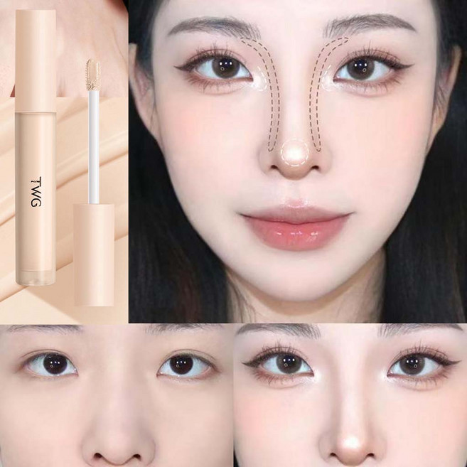 하이라이터 액 리퀴드 하이라이트 코 얼굴 하이라이트 쉐딩 액 코 얼굴 윤곽 쉐딩 컨투어링 스틱, 1개, 01#하이라이터 액