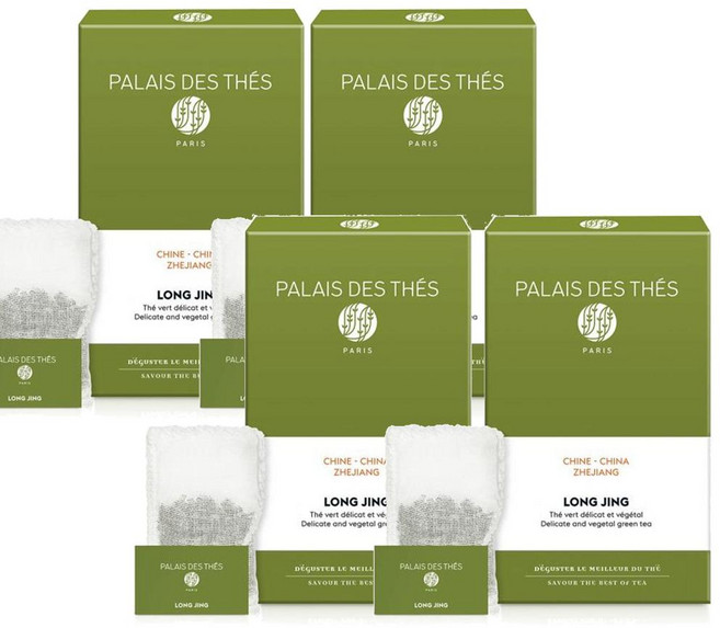 Palais Des Thes 팔레데떼 룽징 용정차 20티백 x4팩 LONG JING, 20개입