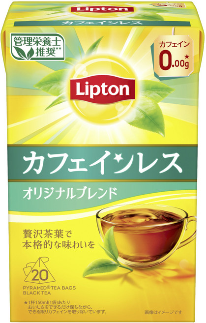 Lipton 立頓 減咖啡因原味綜合茶包, 1個, 20入, 40g