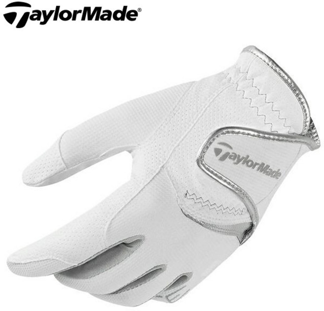 테일러메이드 티-아이스 T-ICE COOL 여름용 골프장갑, 1개, 화이트/실버
