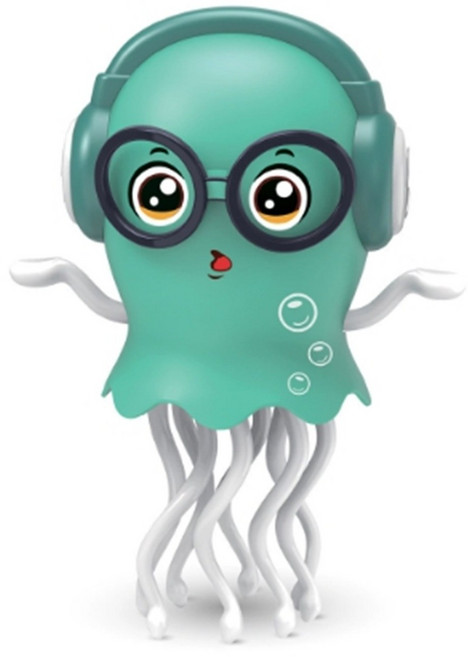 에프몰 SNS 잇템 젤리피쉬 춤추는 댄스 댄싱 문어 로봇 장난감, 그린, 1개