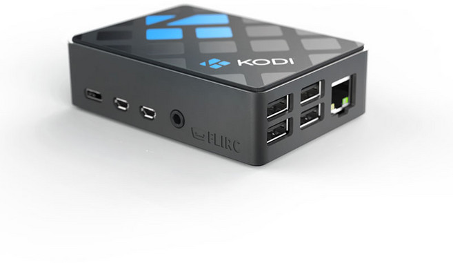 (FLIRC) 플럭 라즈베리파이4 케이스 코디에디션 KODI 라즈베리파이4-KODI, 1개