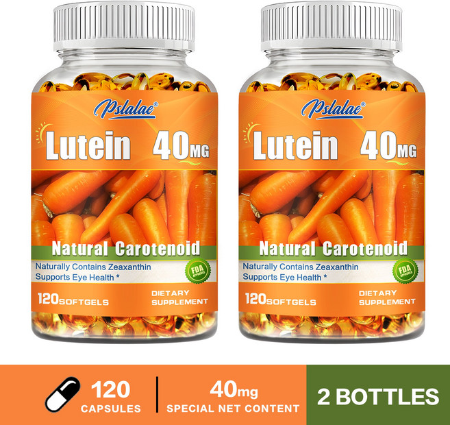 Pslalae 葉黃素 40mg 膳食補充劑 支持眼睛健康, 240組