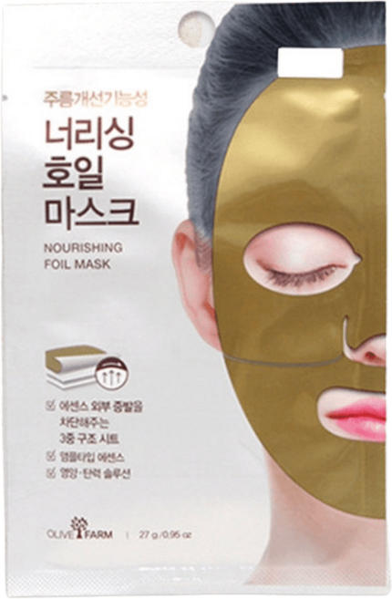 너리싱 호일 마스크 골드, 기본선택, 27g, 1개