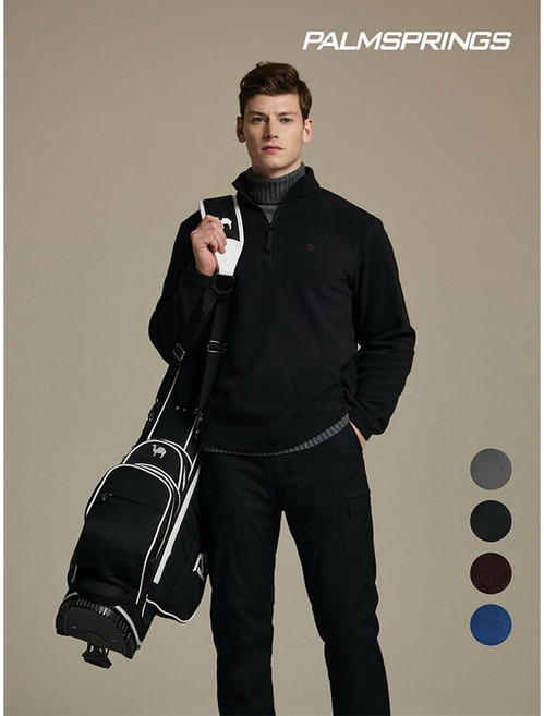 팜스프링스 골프 남성 헤리티지 플리스 집업 4종 택일