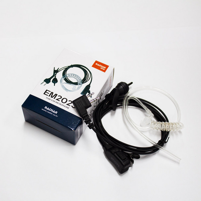 아이클리어 I Clear DSP용 라디아 EM2023 경호 이어마이크 D1타입 이니어 무전기이어폰, 1개, I Clear DSP용 라디아 D타입 이어폰