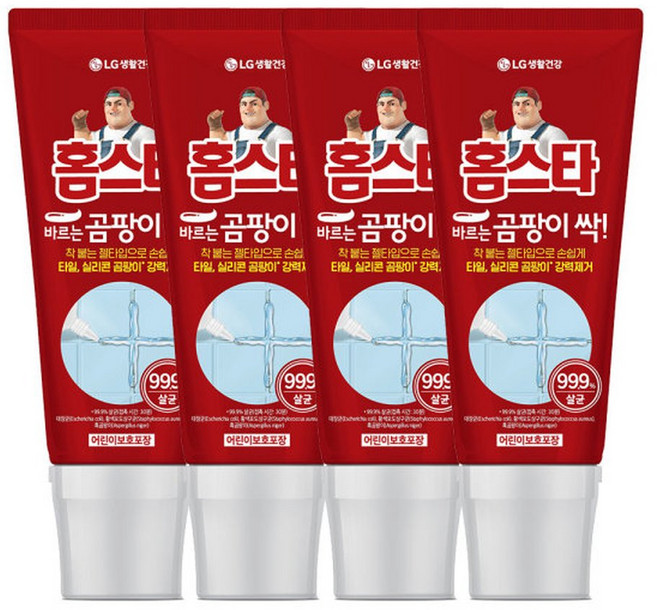 홈스타 바르는 곰팡이싹 120mlx4, 4개, 120ml