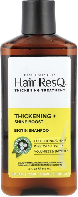Petal Fresh Hair ResQ® 비오틴 샴푸 모발 강화 + 윤기 강화 355ml(12fl oz), PetalFreshHairResQ비오틴샴푸모발강화윤기강, 1개, 355ml - 쿠팡