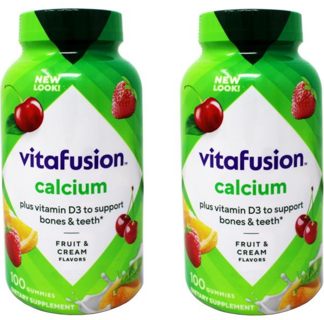 Vitafusion Calcium + D3 Gummies 200 Count, 1개
