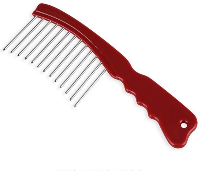 굵은 헤어 머리 메탈 도끼빗 대형 헤어브러쉬 도끼빚, 1개