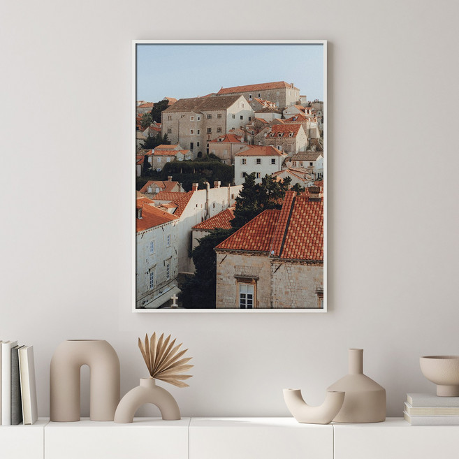 더 아트 컴퍼니 유럽 풍경 창문 감성 빈티지 여행 사진 그림 인테리어 액자 포스터 100종_Part 1 1-50, 24. A Quiet Village