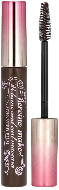 키스미 Heroine Make 볼륨 & 컬 마스카라 어드밴스드 필름 02 브라운 6g(0.21oz), 1개 - 쿠팡