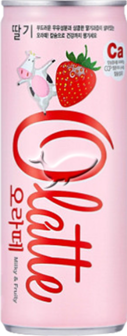 오라떼 딸기 240ml 1캔, 1개