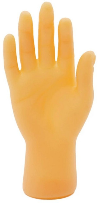 강아지 냥이 일본 장난감 모양 사람 장갑 미니 고무 유튜브 손가락 손, B. 오른손