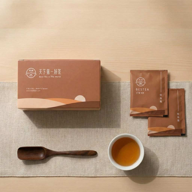 BESTEA 焙烏龍茶包 30入 醇厚甘潤 焙香濃郁 台灣茶葉, 1盒,加購提袋｜每袋可裝2盒