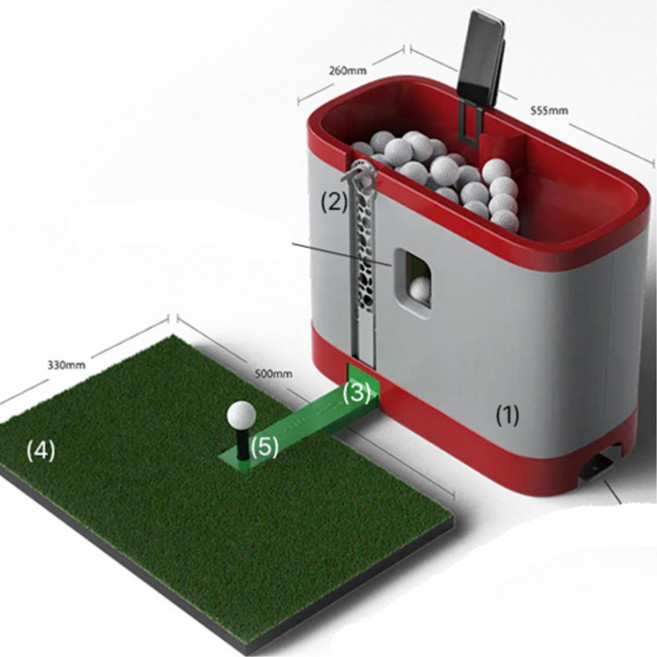 골프공 자동 분배기세트 볼공급기 무동력 국산 중력 대용량 옥상, 1개