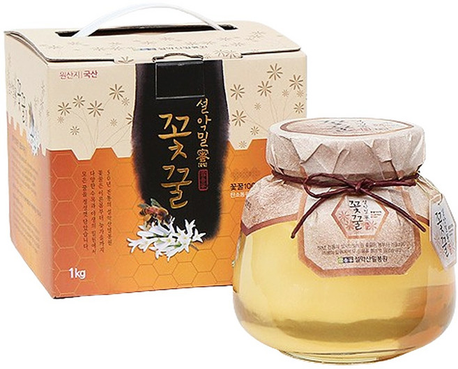 설악산허니팜 선물용 아카시아꿀단지, 없음, 1개, 1kg