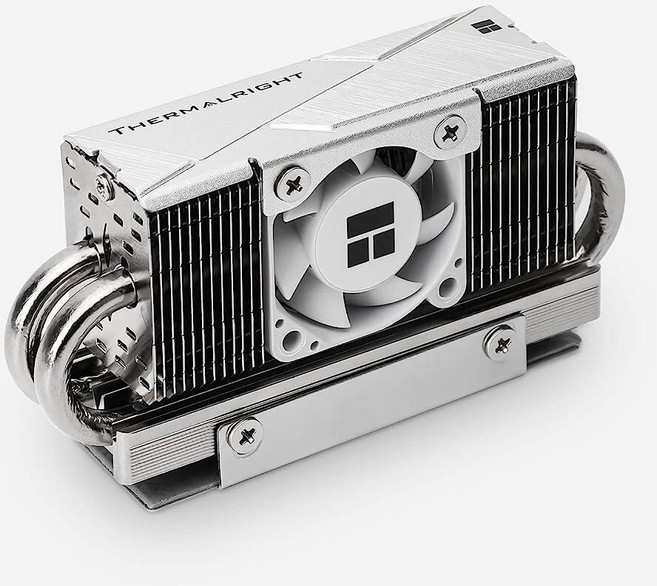 Thermalright HR10 2280 PRO 블랙 SSD 쿨러 2280 SSD 방열판 냉각 양면 히트 싱크 3500-6500RPM 고속 구리 히트 파이프 4개 데스크탑