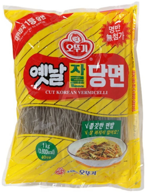 오뚜기 옛날 자른 당면 1kg 잡채 갈비탕당면 알뜰당면 중화당면 사리당면 면사리 음식점