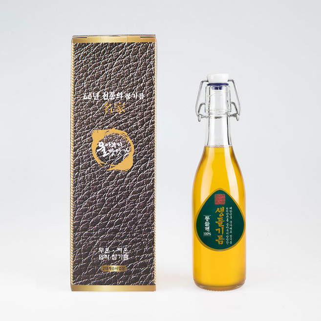 [미스터바옹] 생참기름/생들기름/수제강정, 04.수제들깨강정(1kg), 350ml, 1개
