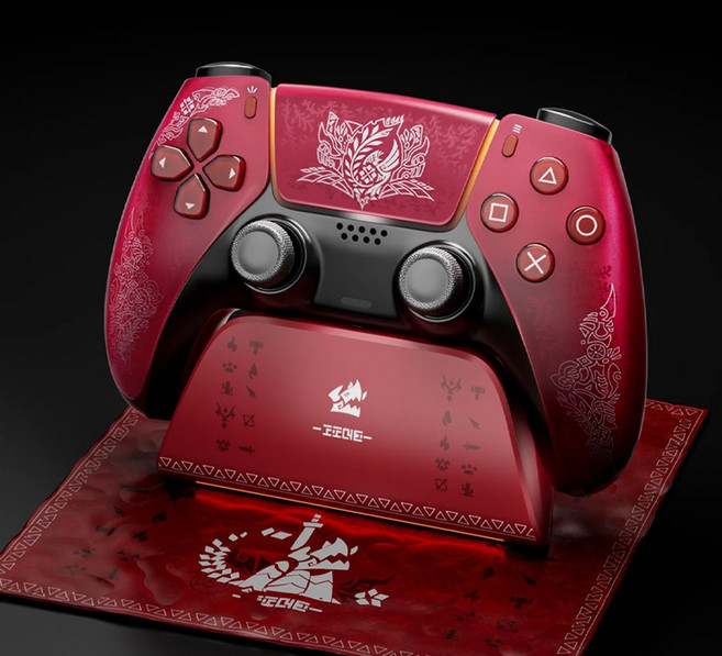 PS5 듀얼센스 충전거치대 이이네 몬스터헌터에디션 크로마 싱글 충전독 엣지 호환, 1개