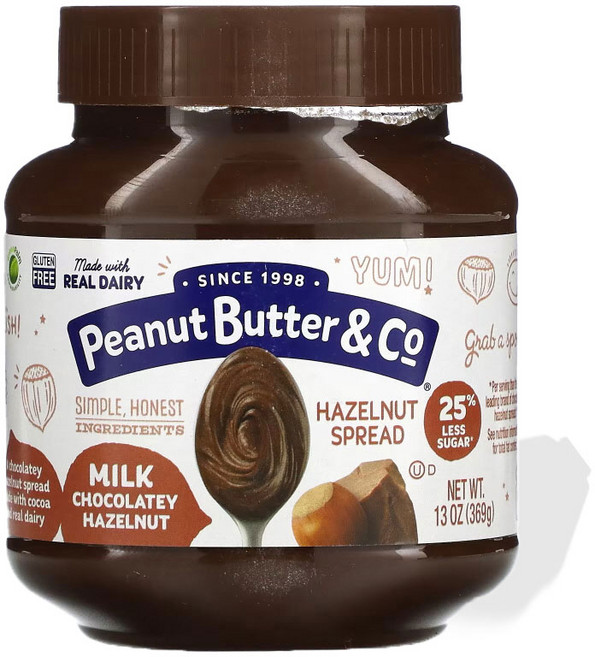 피넛버터앤코 헤이즐럿 스프레드 밀크 초코릿 헤이즐럿 369G, 1개