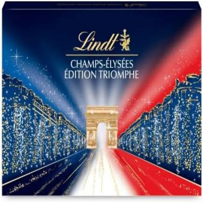 린트 박스 샹젤리제 에디션 골드 블랙과 화이트 밀크 초콜릿 세트 크리스마스 468g 2023 2024, 1개, 460g