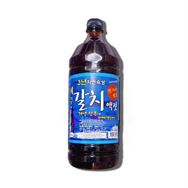 안가네 3년 자연숙성 국내산 제주 갈치액젓, 3.4kg, 1개