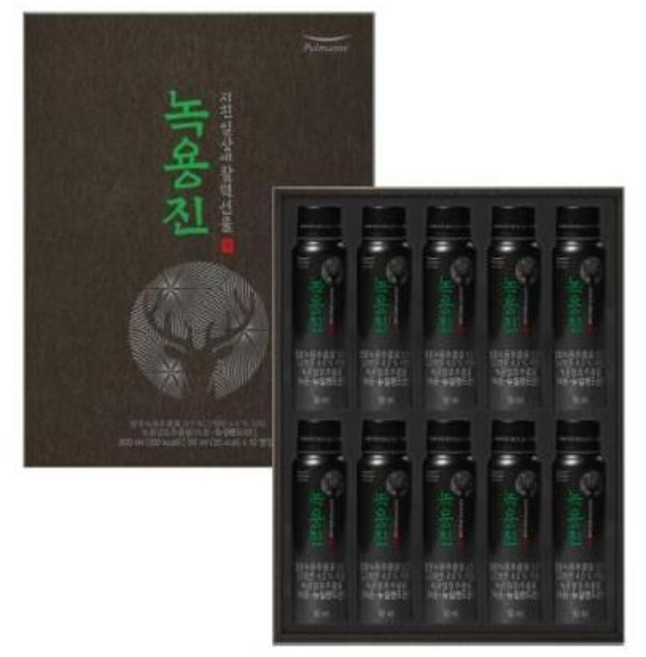녹용진 선물세트 50mlX10병 쇼핑백포함, 1