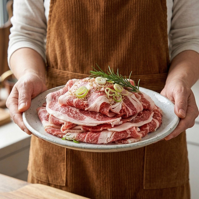 제주 흑돼지 뒷다리살 불고기 제육 구이용, 4개, 2kg