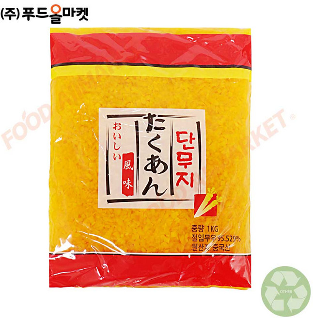 토호식품 단무지 알밥용, 1kg, 1개