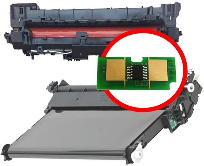 삼성 전사벨트 정착기 초기화 리셋 SL-C563W C563FW C565W C565FW C483W C483FW C486W C486FW C485FW C480 호환, 1개, 초기화 리셋칩
