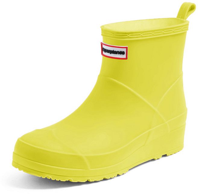 페이퍼플레인 패션 숏 방수 여성 레인 부츠 PP1400