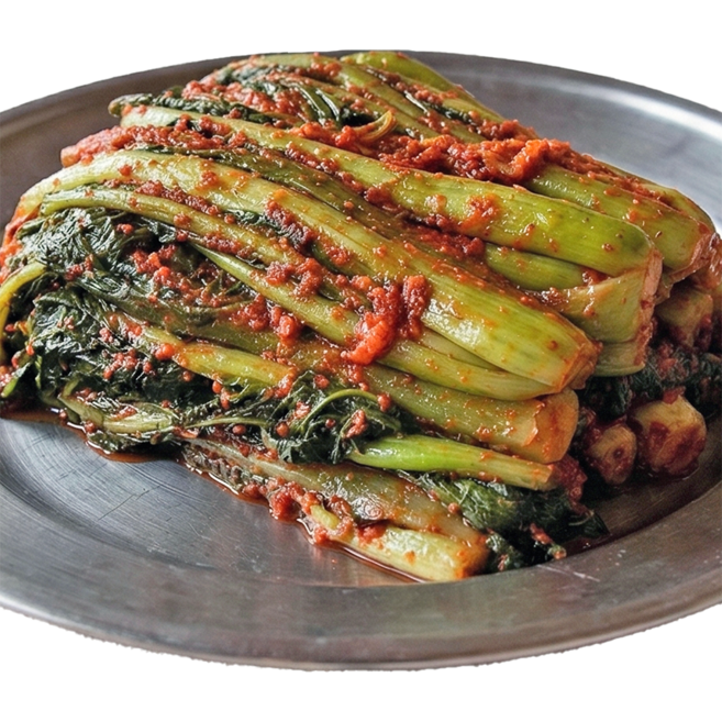 [무료배송]전라도식 엄마손맛 여수 돌산 갓김치, 1개, 2kg