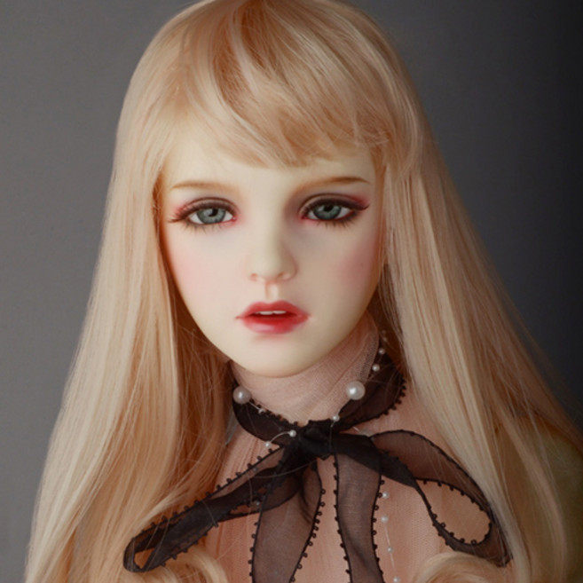 돌모아 구체관절인형 가발 100cm 트리니티돌 루젼돌 고열사 C컬 롱헤어 핑크 (13-14) Hailey Curl Wig (Pink), 1개