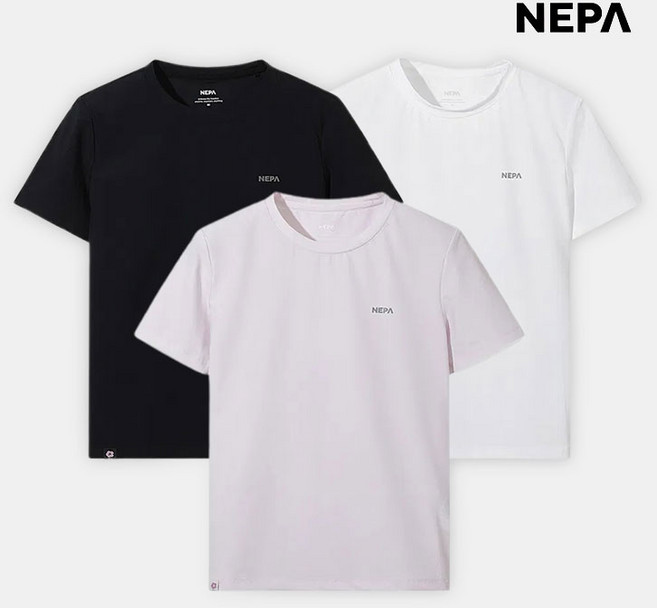 네파 여성 데이 베이직 반팔 라운드 티셔츠 냉감 아웃도어 반팔티 7MB5340